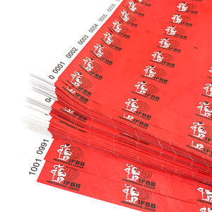 Pulseras de Tyvek de un Solo Uso, Color Liso, Papel Dupont Personalizado, para Eventos, Festivales, Parques - Product Image 3