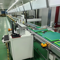Ligne de convoyeur d'accumulation de palettes flexibles CST, commande PLC pour assemblage mixte, haute efficacité, semi-automatique, vitesse réglable