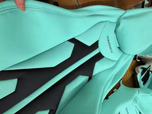 Housses de siège auto personnalisées bleu Tiffany pour Lamborghini - Product Image 4