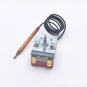 Thermostat réglable Egg 30-75 avec contact cuivre-argent et protection contre la surchauffe pour chauffe-eau électriques - Product Image 1