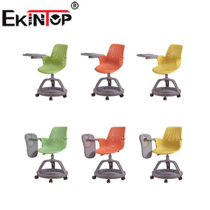 Table et chaise d'entraînement pliables ; Table longue modulable mobile pour réunions de bureau, cours de tutorat en classe, bureau d'étudiant - Product Image 3