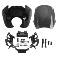 Carénage de moto pour Harley Softail Low Rider S 114 2020-2021/117 2022-2026 Pare-brise PC réglable anti-vent