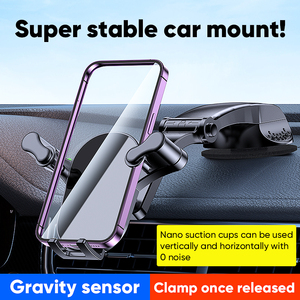 Universal Air Vent Car Mount Stand Impermeável Smartphones Suporte Do Telefone com Ventosa Gancho Universal Fit para Carros - Product Image 3