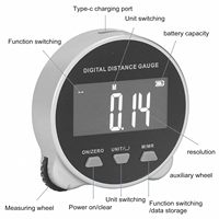 Electronic Ruler Digital Wheel Ruler Range Finder 99m LCD Display High Accuracy Handheld Length Measure Gage Measure Tape