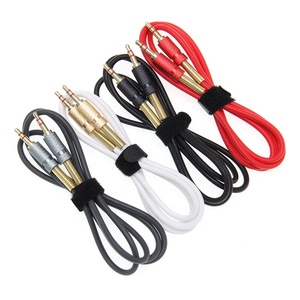 3.5mm voiture ressort Aux câble plaqué or mâle à mâle Jack Audio câble haut-parleur cordon pour casque Samsung téléphone portable PC MP4 - Product Image 6