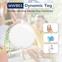 Minew IoT Ip67 portable bracelet Bluetooth Tracker Tag localisateur personnel Ibeacon Ble Tag Bluetooth Beacon avec prise en charge Nfc