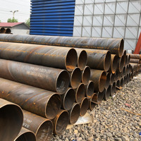 Tubería de Acero al Carbono ASTM Soldada en Espiral ERW API 5L de Gran Diámetro para Transporte de Agua, Petróleo y Gas, Tubería de Apilamiento con Certificación ASTM TISI BIS