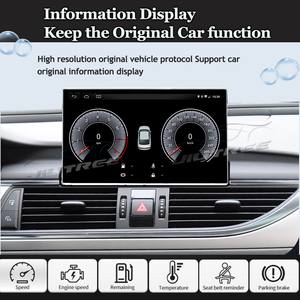 9 "Qualcomm Snapdragon <span class=keywords><strong>Android</strong></span> 13 GPS navigation xe đa phương tiện Player cho Audi A6 C7 A7 2012 2018 đài phát thanh xe hơi không dây Carplay - Product Image 5