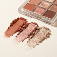 Palette de fards à paupières 9 couleurs haute pigmentation, longue tenue, finis mats et scintillants, pour maquillage des yeux, marque privée, personnalisation et incubation beauté, vente en gros