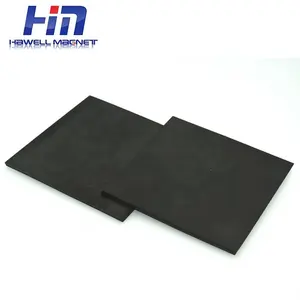 100x100mm quadratische Magnet blätter Flexibler Werbe kühlschrank Schwarz Isotrope Magnet matten Gummi magnet