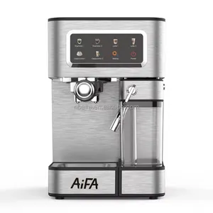 Aifa Thema CKD SKD mesin pembuat kopi, mesin Stainless Steel 20bar tekanan tinggi Cappuccino Italia dengan buih busa susu