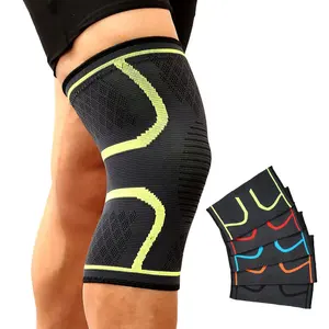 Knee Compression Sleeve Customized Logo Sports Jogging Compression Knee Sleeve