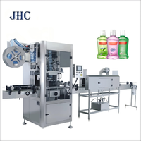 Machine d'étiquetage et de rétraction automatique électrique pour bouteilles, canettes, emballages en verre et en bois, haute productivité, moteur PLC, pour boîtes alimentaires
