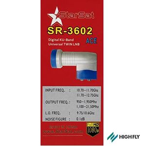 Highfly OEM <span class=keywords><strong>StarSat</strong></span> 2000 ACE TV por satélite de alta ganancia de banda KU TWIN LNB - Product Image 4