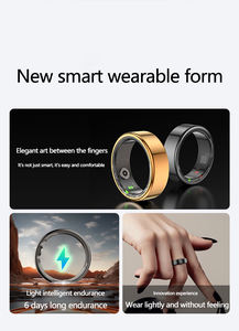 Anillo Inteligente de Salud al por Mayor, de Acero Inoxidable, Resistente al Agua, con Control por Gestos, Monitoreo de Oxígeno en Sangre, Sueño y Pasos, para Deportes y Actividad Física - Product Image 5