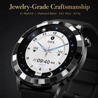 Smartwatch AI Watch 5 con Display AMOLED da 1.32 Pollici, Impermeabile IP68, ChatGPT, Controllo Vocale, WhatsApp, NFC, Monitoraggio Salute, Chiamate BT, Ricarica Wireless, Vendita all'Ingrosso