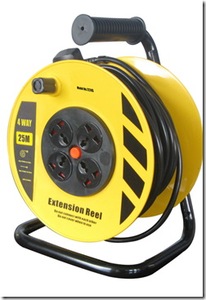 Carrete de Cable Industrial de 30 Metros, Cable de Extensión Retráctil con Enchufe Británico BS y 250V~, Longitud Personalizada - Product Image 5