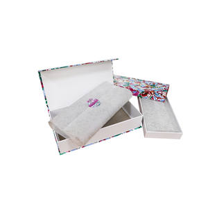 Boîte de masque oculaire en satin personnalisée Boîte d'emballage magnétique - Product Image 2