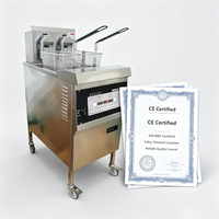 Industriële elektrische friteuse voor het frituren van kip, geschikt voor cateringbedrijven