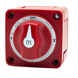 Rotary <b>Switch</b> <b>12V</b> 24V 48V DC 1NO Screw Terminal IP33 Plastic Car Boat Battery Power Disconnect Selector - Product Image 1
