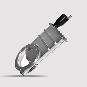 Válvula de Compuerta de Alto Vacío de Acero Inoxidable con Brida ISO KF, Manual y Neumática, la Más Vendida - Product Image 1