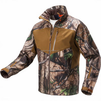 Chaqueta Cortavientos Táctica de Invierno Impermeable y Transpirable con Estampado Unisex y Diseño Multibolsillos para Caza al Aire Libre