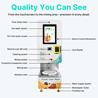 Máquina Expendedora de Smoothies Totalmente Automática, Máquina Expendedora de Smoothies de Frutas Congeladas, Máquina Expendedora de Smoothies Inteligente de Sobremesa