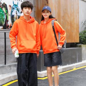 Custom Embroidered Logo Men's Regular Fit Pullover Hoodie with for Sleeves Polyester/Cotton Unisex Plus Size - Product Image 6