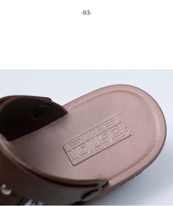 Fashion Men Vacation-style Cross Straps <strong>Slides</strong> slip <strong>on</strong> Seamless Upper Platform <strong>Sandals</strong> Comfortable EVA Sole Flat Beach slippers - Product Image 2