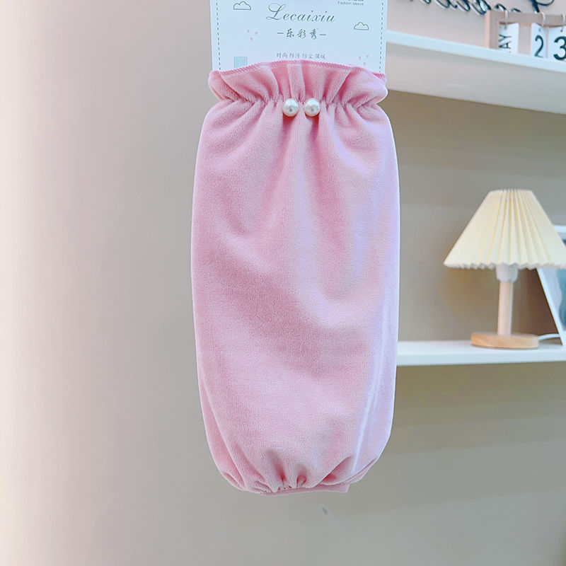 Manga larga perla rosa