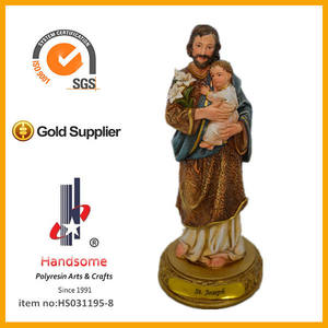 Estatuas Religiosas de Resina 3D Hechas a Mano de 8 Pulgadas, Duraderas, al por Mayor, Opciones OEM, Figura de Natividad Pintada de Anime Navideño, Sagrada - Product Image 5