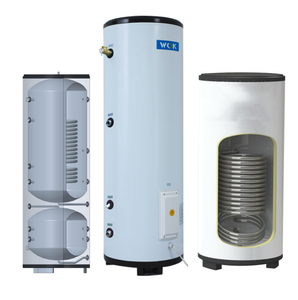 Tanques de bomba de calor, tanques de armazenamento de água quente doméstica 200L 300L 400L 500L 600L com aquecedores de bobina S/S, tanques de bomba de calor - Product Image 1