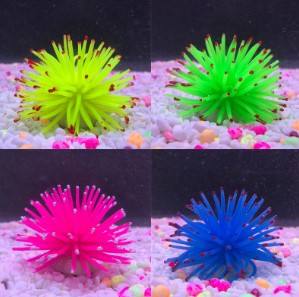 Latex Orale Kunstmatige Zee-egel Bal Aquarium Aquarium Landschapsarchitectuur Decoratie - Product Image 2