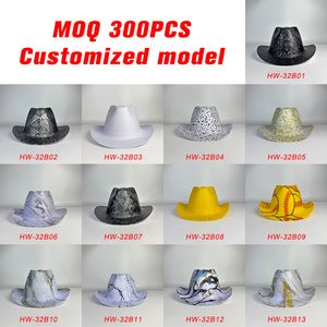 Mũ cứng xây dựng thời trang ANSI type1class C Mũ bảo hiểm an toàn bảo vệ đầu phong cách cao bồi màu đen bền 6 điểm - Product Image 6