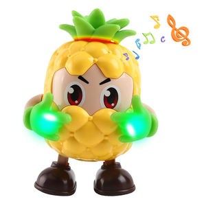 Juguete de dibujos animados para niños, Robot eléctrico de frutas, grabación de canto, habilidades para hablar, plástico, piña, manzana, puesto callejero para - Product Image 1