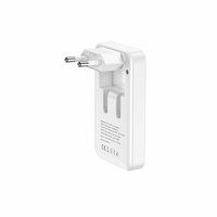 Chargeur de voyage pliable fin double PD 35W, certification CE, compatible avec les protocoles de charge rapide PD3.0 de plusieurs marques