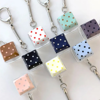 Custom Logo Love Heart Shape Sublimation Pbt Keycap Fidget Keychain Keycap Keyboard Accessories Low Moq Wholesale