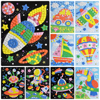 Kit de mosaïque EVA 3D, autocollants en mousse autocollants, bricolage, artisanat fait main pour enfants, jouet éducatif créatif, vente en gros
