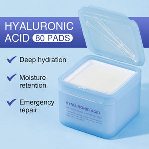 Lingettes hydratantes à l'acide hyaluronique IREV, marque privée, 80 lingettes pour le soin quotidien de la peau, lingettes en coton OEM. - Product Image 6