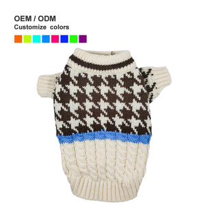 Pull d'hiver en tricot pour chien MOFFY, personnalisé, tendance, avec logo d'ours en acrylique, multicolore, style classique et simple, pour l'extérieur - Product Image 2