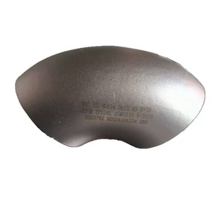 ข้อต่อเหล็กกล้าคาร์บอนแบบโค้งตามมาตรฐาน ASTM A234 Wpb สำหรับท่อ ASME B16.9 องศา Sr/Lr - Product Image 1