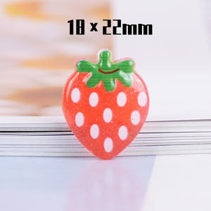 CHENXI Cabochons en résine à dos plat, motifs fruits et légumes, breloques pour DIY, décoration de coques de téléphone et de cheveux - Product Image 6