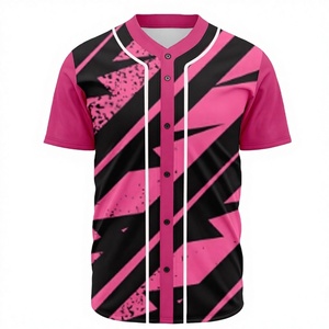 Camiseta de Béisbol Unisex de Calidad Superior, Transpirable, con Nombre de Equipo Personalizado, Manga Corta, Estilo Hip Hop, Impresión Personalizada, Tallas Grandes, Envío Rápido - Product Image 1