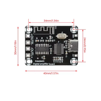 Mini-édition A155 PAM8403 – Carte d'amplificateur de puissance numérique sans fil ultra-haute définition – Carte d'amplificateur double 5W alimentée par USB-C