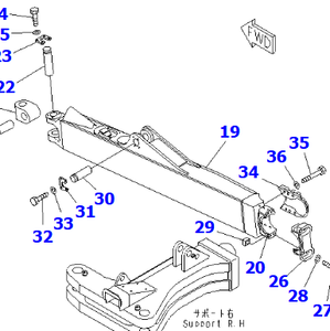 Pabrik Cina Memproduksi Suku Cadang <span class=keywords><strong>Loader</strong></span> WA600-3 41E-70-25590 BRACKET - Product Image 5