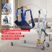 Produits les plus vendus Palan de levage de patient complet Grue de levage de patient pliable pour les malades