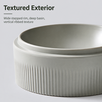 Bol de service en mélamine écologique, résistant aux lave-vaisselles, gris mat, design contemporain, incassable, pour restaurants
