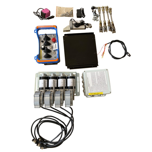 New Hydraulic Controlled Radio Equipment Joystick Remote Control Wireless Truck Crane Proportional Control Kits 12V Construction