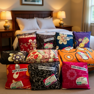 Juego de Edredón Con Cortina, Tamaño King, 5 Piezas, Diseño Floral, Microfibra, Estilo Clásico, Ropa de Cama para el Hogar, Uso en Todas las Estaciones - Product Image 2