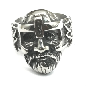 Bague pour homme en acier inoxydable au marteau de Thor vintage unique à la mode inspirée du dieu viking <span class=keywords><strong>nordique</strong></span> <span class=keywords><strong>Odin</strong></span> World <span class=keywords><strong>mythologie</strong></span> <span class=keywords><strong>nordique</strong></span> - Product Image 2